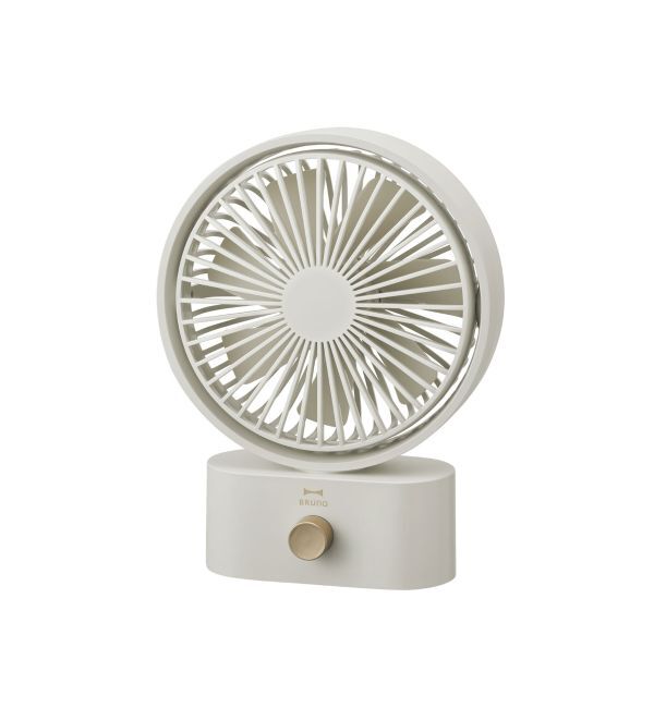 BRUNO「ポータブルスイングデスクファン」|電化製品|グレージュ
