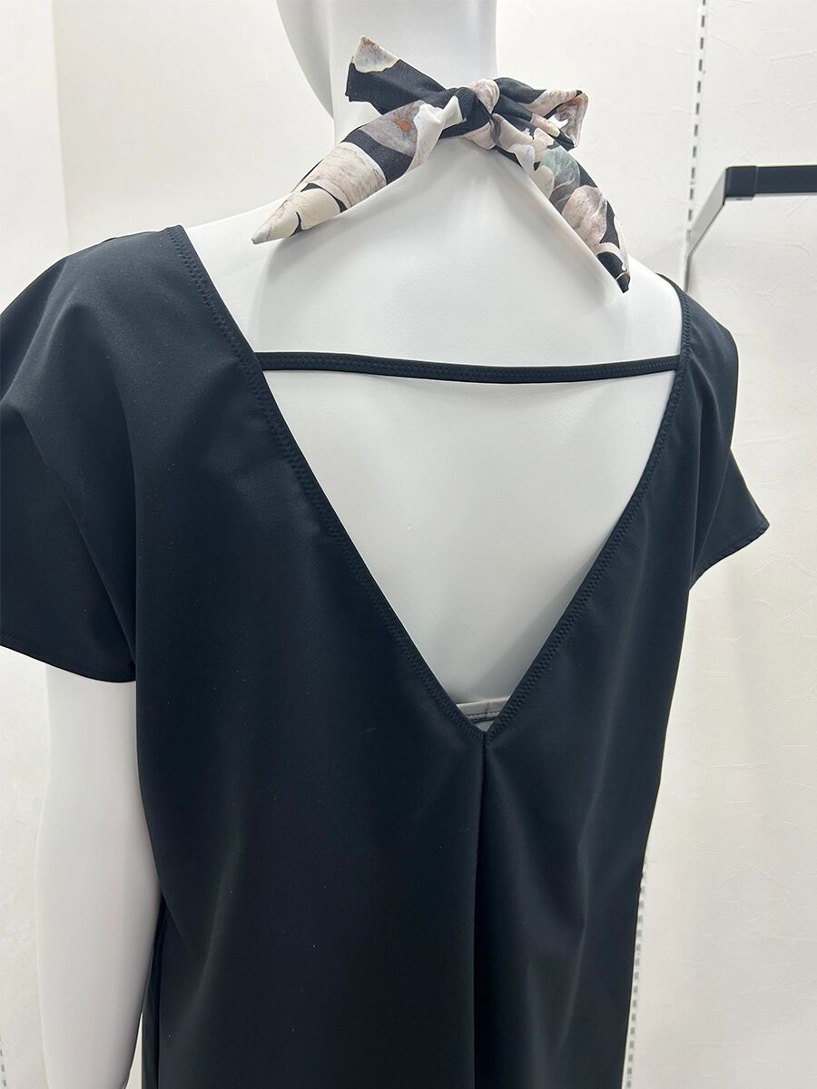 ALBOVE「【エコ素材】無地Tシャツオールインワン/リゾートアイテム」|オールインワン|