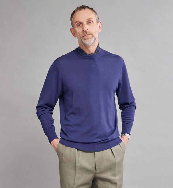 UNITED ARROWS「＜SOVEREIGN＞ハイゲージ クルーネックニット」|ニット・セーター|ROYAL
