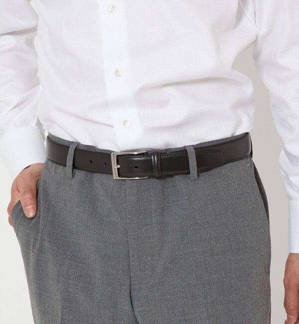 UNITED ARROWS green label relaxing「アドバン 30mm V2 ドレスベルト」|ベルト|BLACK