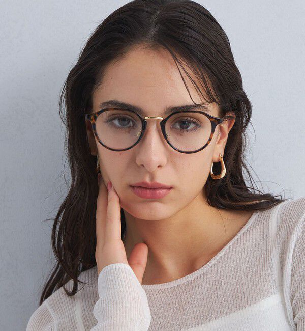 UNITED ARROWS green label relaxing「コンビフレーム クリアレンズ メガネ」|メガネ|