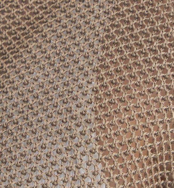 UNITED ARROWS green label relaxing「メッシュ スキッパー ニット プルオーバー -ウォッシャブル-」|ニット・セーター|