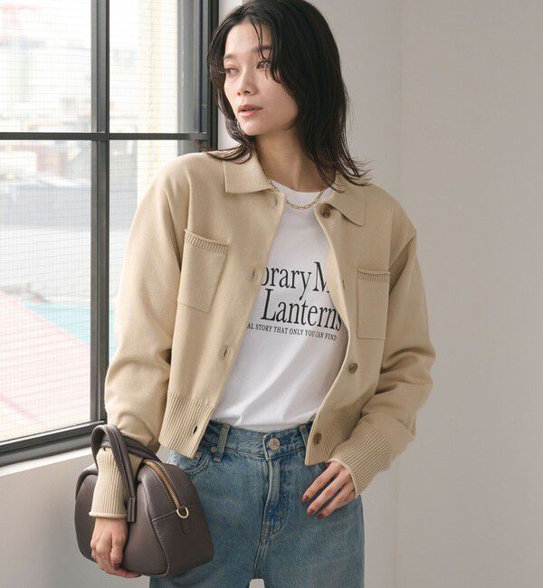 UNITED ARROWS green label relaxing「ポロニット カーディガン ウォッシャブル」|カーディガン|