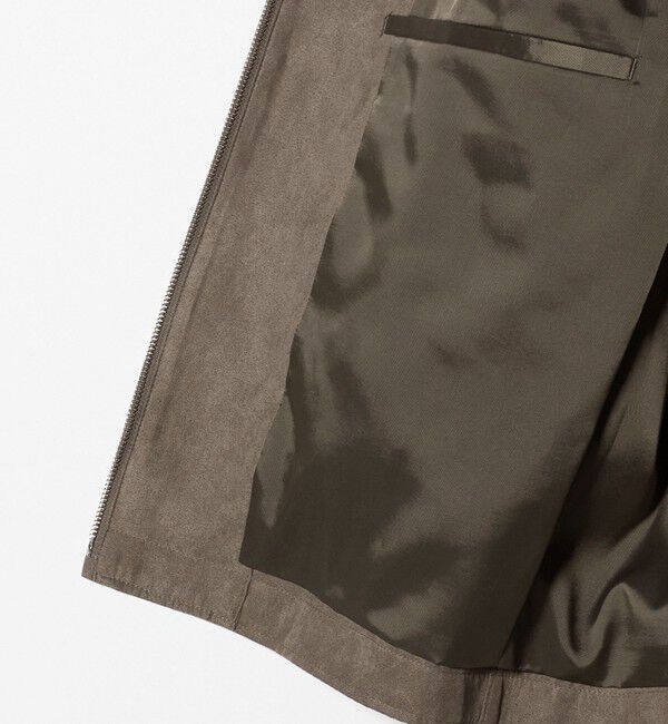 BEAUTY&YOUTH UNITED ARROWS「【WEB限定 WARDROBE SMART】スエードライク ジップ ブルゾン」|ブルゾン・スタジャン|