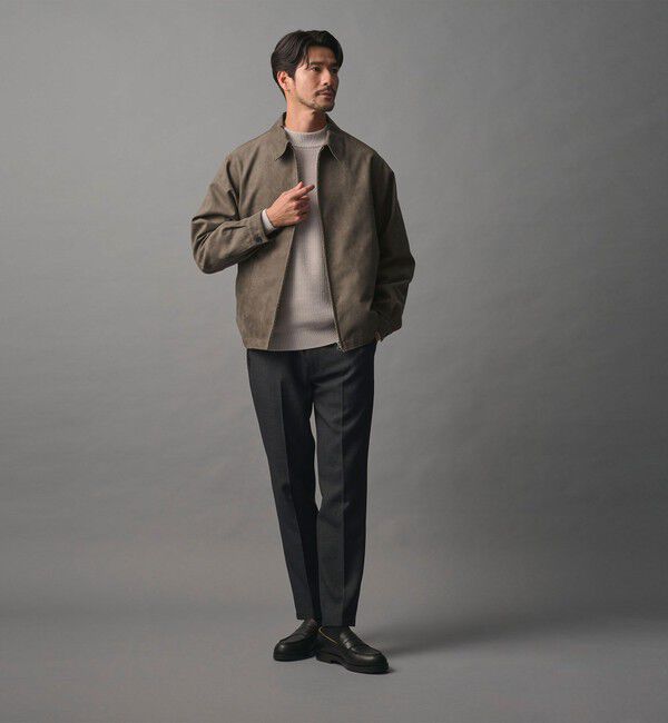 BEAUTY&YOUTH UNITED ARROWS「【WEB限定 WARDROBE SMART】スエードライク ジップ ブルゾン」|ブルゾン・スタジャン|