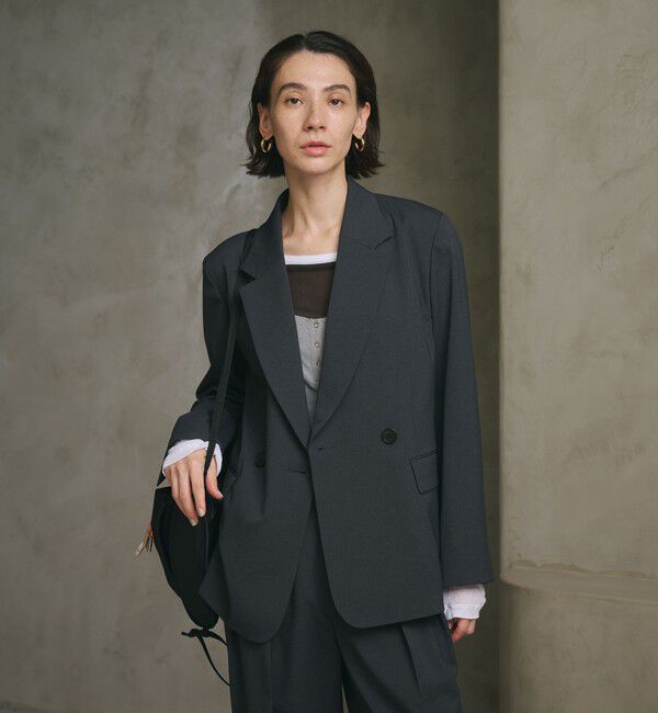 BEAUTY&YOUTH UNITED ARROWS「2ボタン ダブルジャケット 吸水速乾 防シワ UV」|テーラードジャケット|