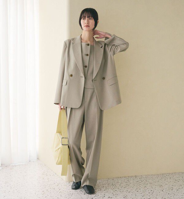 BEAUTY&YOUTH UNITED ARROWS「2ボタン ダブルジャケット 吸水速乾 防シワ UV」|テーラードジャケット|