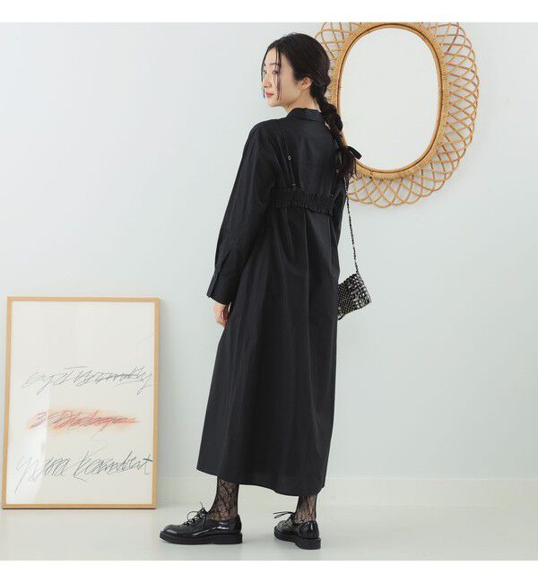 Ray BEAMS 「I Hate Monday / flower lace ストッキング black」|タイツ・ストッキング|