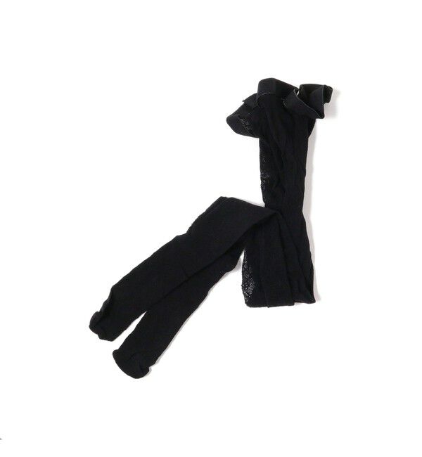 Ray BEAMS 「I Hate Monday / flower lace ストッキング black」|タイツ・ストッキング|