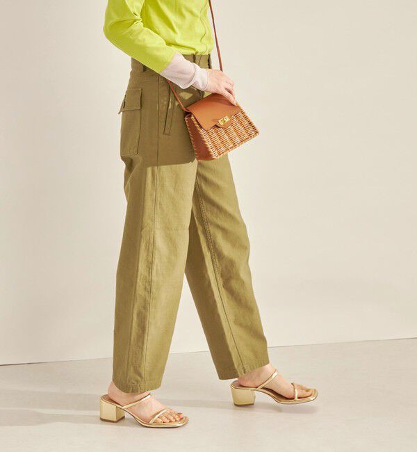 SHIPS for women「【SHIPS別注】Odub:〈洗濯機可能〉ミリタリー ワイド パンツ◇」|その他|