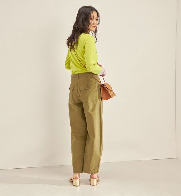 SHIPS for women「【SHIPS別注】Odub:〈洗濯機可能〉ミリタリー ワイド パンツ◇」|その他|