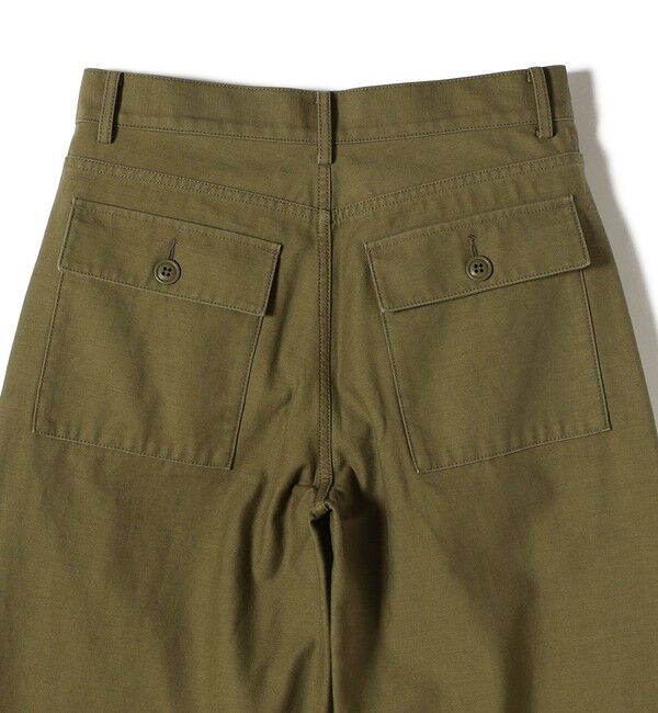 SHIPS for women「【SHIPS別注】Odub:〈洗濯機可能〉ミリタリー ワイド パンツ◇」|その他|