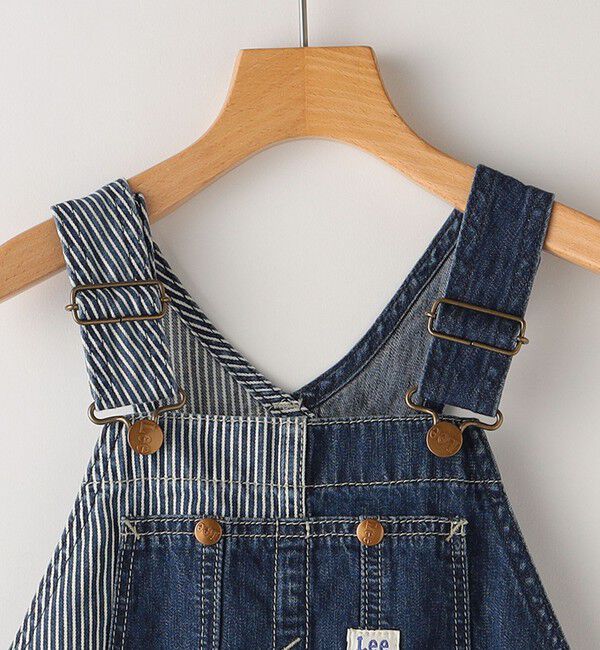 SHIPS KIDS「Lee:100～120cm / マルチデニム オーバーオール」|オールインワン|