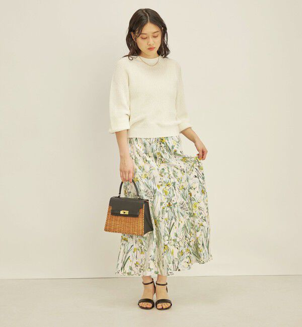 SHIPS for women「〈手洗い可能〉ペーパー コットン ワイド プルオーバー」|ニット・セーター|