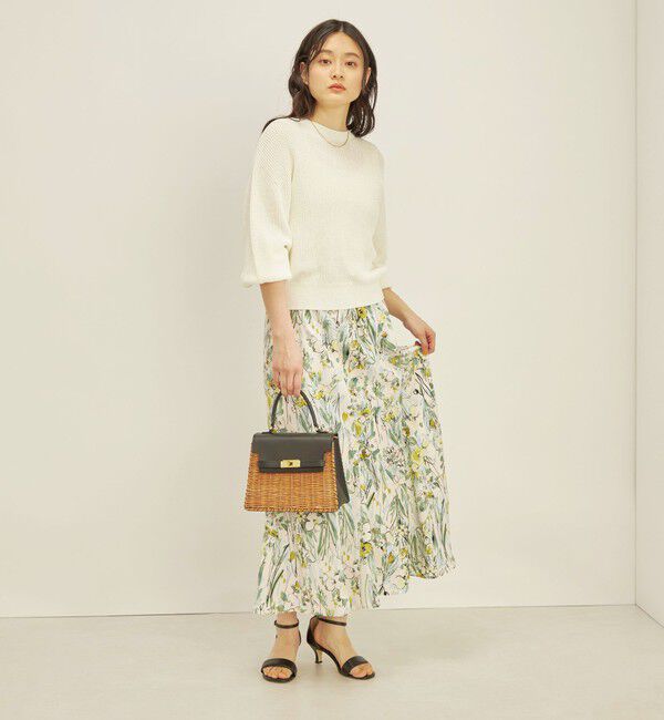 SHIPS for women「〈手洗い可能〉ペーパー コットン ワイド プルオーバー」|ニット・セーター|