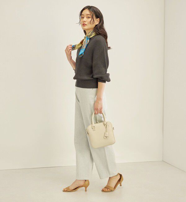 SHIPS for women「〈手洗い可能〉ペーパー コットン ワイド プルオーバー」|ニット・セーター|