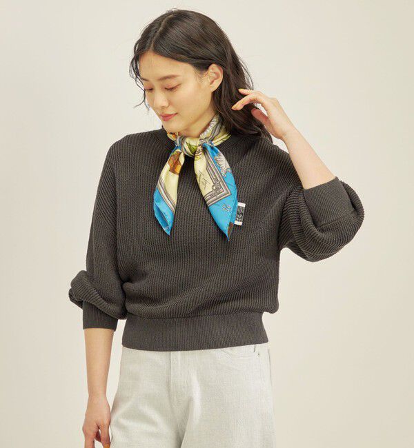 SHIPS for women「〈手洗い可能〉ペーパー コットン ワイド プルオーバー」|ニット・セーター|