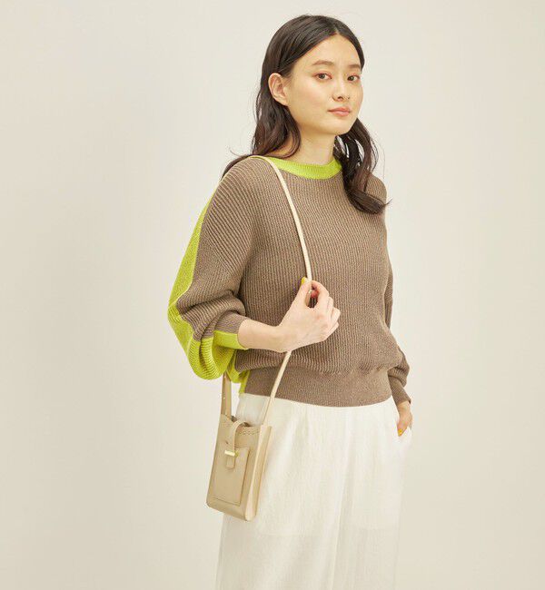 SHIPS for women「〈手洗い可能〉ペーパー コットン ワイド プルオーバー」|ニット・セーター|