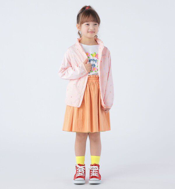 SHIPS KIDS「SHIPS KIDS:100～130cm / リバーシブル ギャザー スカート」|フレア|