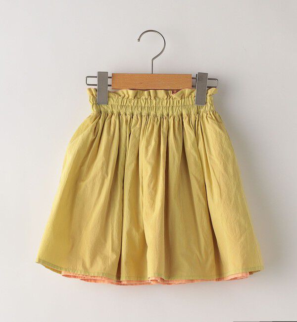 SHIPS KIDS「SHIPS KIDS:100～130cm / リバーシブル ギャザー スカート」|フレア|