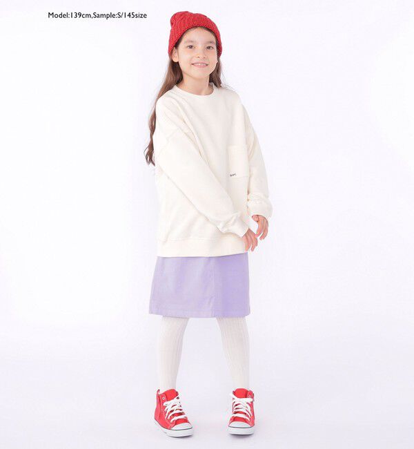 SHIPS KIDS「【WEB限定】SHIPS KIDS:100～160cm / マイクロ ロゴ スウェット」|スウェット・ジャージ|
