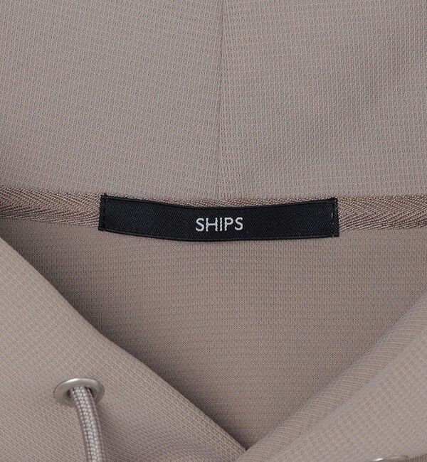 SHIPS「SHIPS: ハイゲージ ミラノリブ ポンチ パーカ」|パーカー|