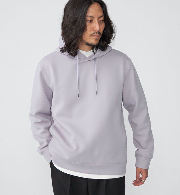 SHIPS「SHIPS: ハイゲージ ミラノリブ ポンチ パーカ」|パーカー|ライラック