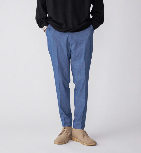 SHIPS「【WEB限定】SHIPS: WONDER デニムライク スラックス」|スラックス|