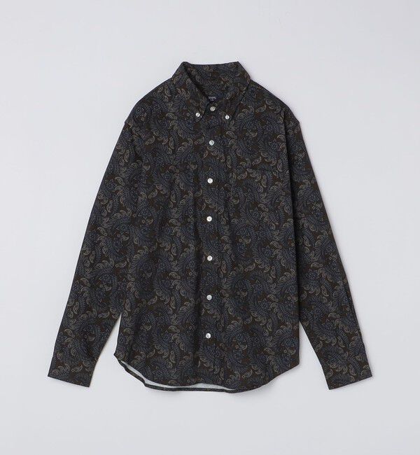 SHIPS Colors 「SHIPS Colors:〈洗濯機可能〉プリント ロングスリーブ シャツ」|シャツ・ブラウス|