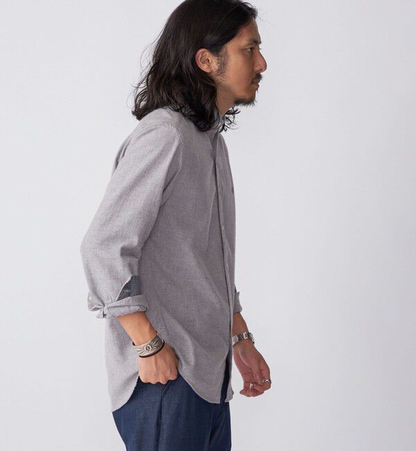 SHIPS「【WEB限定】SHIPS: MADE IN JAPAN ワンポイントロゴ 微起毛 ボタンダウンシャツ」|シャツ・ブラウス|