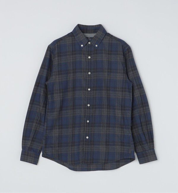 SHIPS「【WEB限定】SHIPS: MADE IN JAPAN ワンポイントロゴ 微起毛 ボタンダウンシャツ」|シャツ・ブラウス|