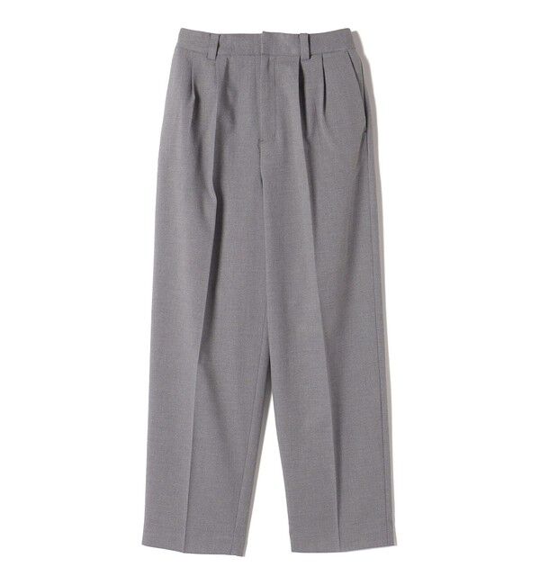 SHIPS Colors 「SHIPS Colors:〈手洗い可能〉ソリッド / チェック タック カーブ パンツ」|スラックス|