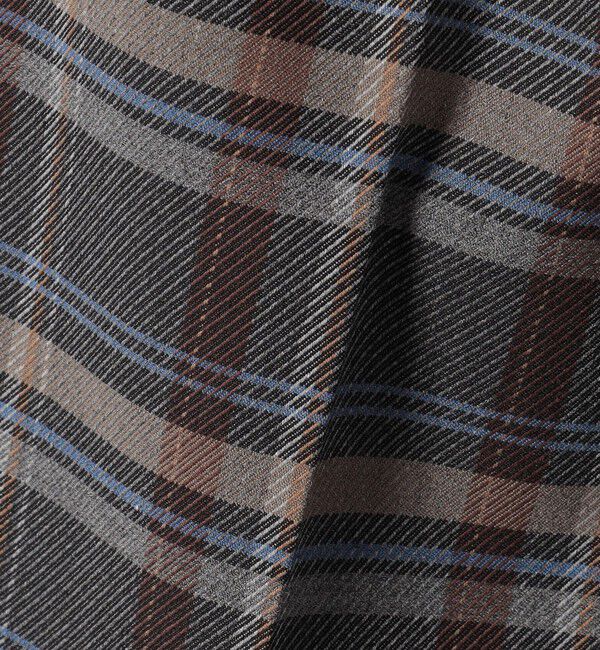 SHIPS Colors 「SHIPS Colors:〈手洗い可能〉ソリッド / チェック タック カーブ パンツ」|スラックス|