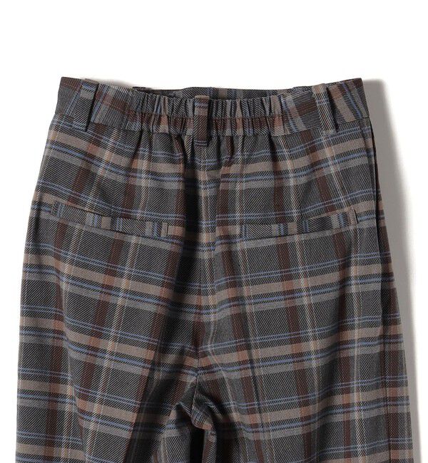 SHIPS Colors 「SHIPS Colors:〈手洗い可能〉ソリッド / チェック タック カーブ パンツ」|スラックス|