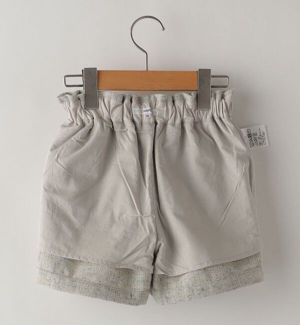 SHIPS KIDS「SHIPS KIDS:100～130cm / ツイード タック ショート パンツ」|その他|