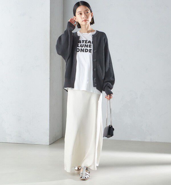 SHIPS for women「〈手洗い可能〉ペーパー コットン カーディガン ◇」|カーディガン|