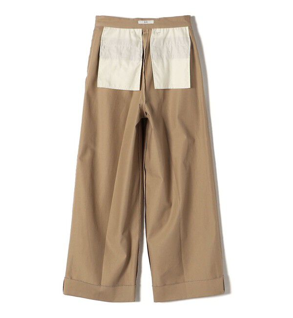 SHIPS for women「〈手洗い可能〉ハイカウント ツイル チノ タック パンツ 24SS ◇」|チノ|