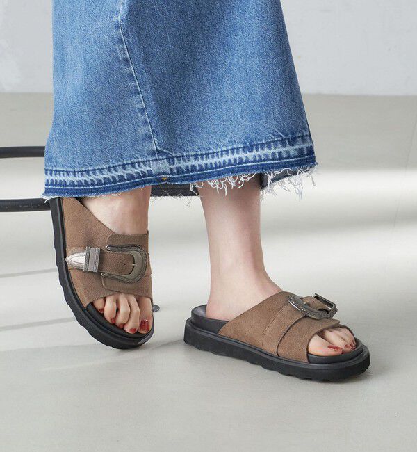 SHIPS for women「MOHI:BIG BACKLE SANDAL◇」|サンダル|