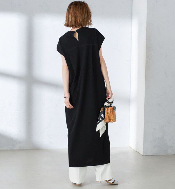 SHIPS for women「〈手洗い可能〉ジャージ スリット ワンピース」|ワンピース|