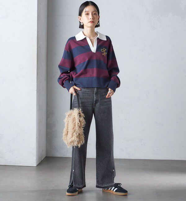 SHIPS for women「〈手洗い可能〉エンブレム ラガー ニット」|ニット・セーター|