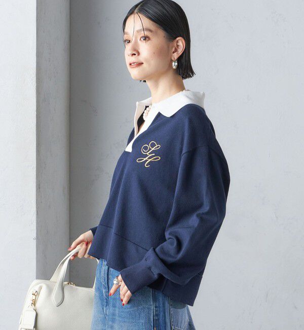 SHIPS for women「〈手洗い可能〉エンブレム ラガー ニット」|ニット・セーター|