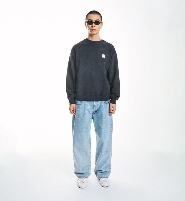 SHIPS「City Ambient Products: フロスト フェード スクエアロゴ スウェット」|スウェット・ジャージ|