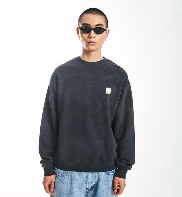 SHIPS「City Ambient Products: フロスト フェード スクエアロゴ スウェット」|スウェット・ジャージ|