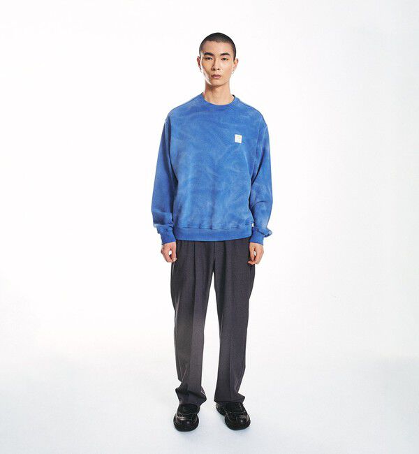 SHIPS「City Ambient Products: フロスト フェード スクエアロゴ スウェット」|スウェット・ジャージ|