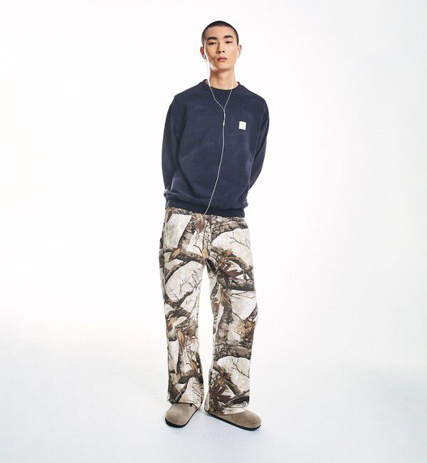 SHIPS「City Ambient Products: フロスト フェード スクエアロゴ スウェット」|スウェット・ジャージ|