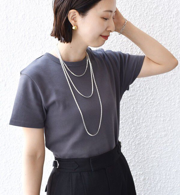 SHIPS for women「オーガニック コットン スムース TEE」|Tシャツ・カットソー|