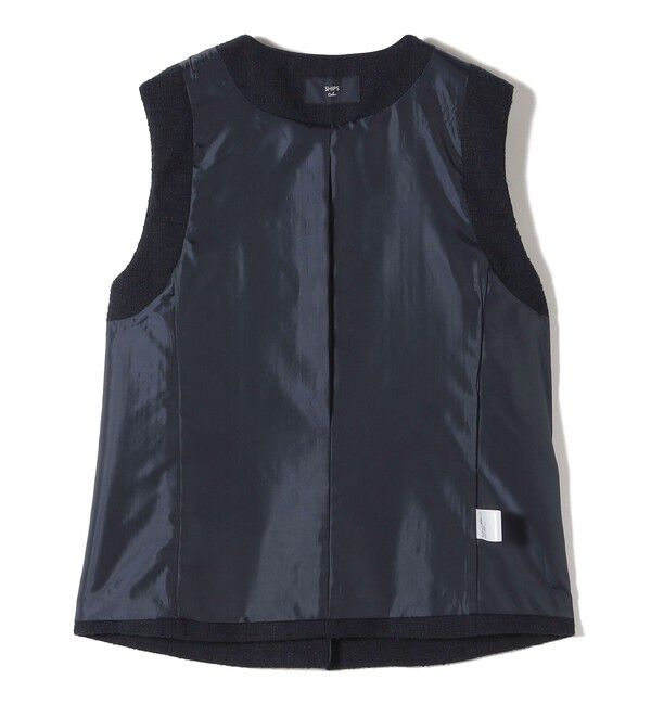 SHIPS Colors 「SHIPS Colors:ツイード Vネック ジレ2」|ベスト・ジレ|