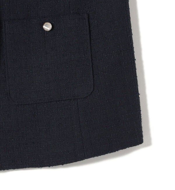 SHIPS Colors 「SHIPS Colors:ツイード Vネック ジレ2」|ベスト・ジレ|