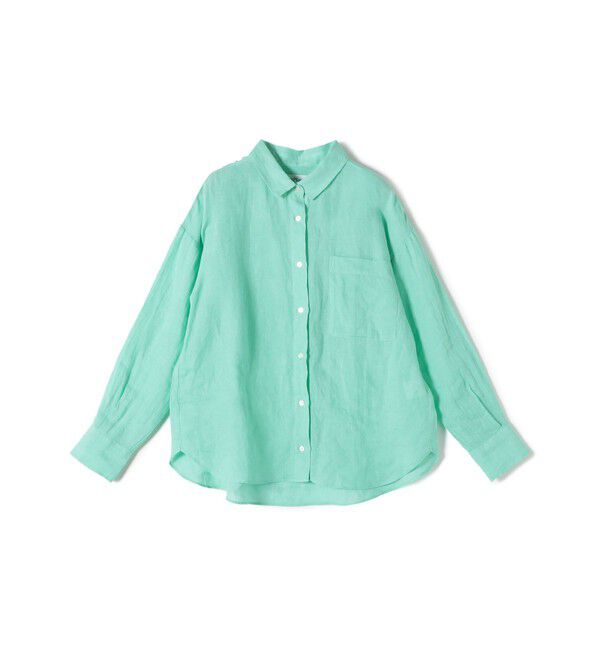 SHIPS Colors 「SHIPS Colors:〈洗濯機可能〉ユーロ リネン (EURO Linen) オーバー シャツ◇」|シャツ・ブラウス|