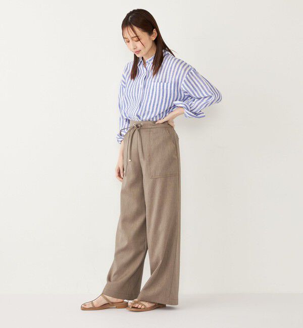 SHIPS Colors 「SHIPS Colors:〈洗濯機可能〉ユーロ リネン (EURO Linen) オーバー シャツ◇」|シャツ・ブラウス|